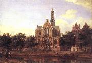 HEYDEN, Jan van der View of the Westerkerk, Amsterdam china oil painting reproduction